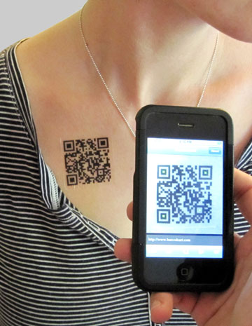 Quick Resonse (QR) Tattoo